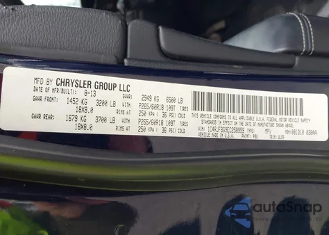 2014 Jeep Grand Cherokee Limited z USA, uszkodzony, nr VIN 1C4RJFBG9EC258959